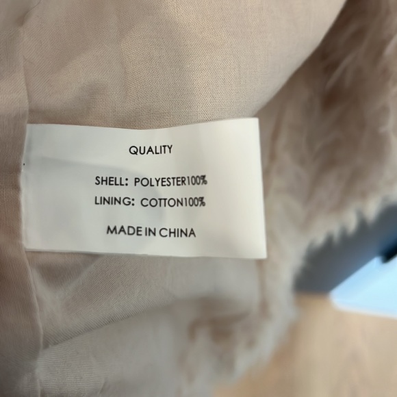 Long Faux-wool Trench Coat - Picture 7 of 7